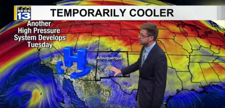 Temporarily cooler before widespread record heat returns