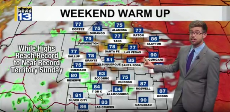 Weekend warmup with dry storms possible Sunday