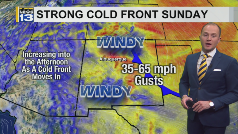 Windy weekend with big temperature swings