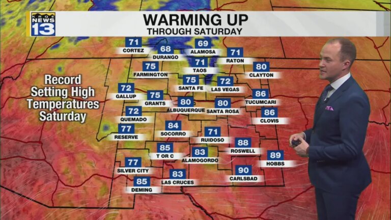 Record heat, high fire danger develops by Saturday