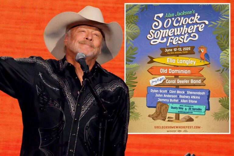 Alan Jackson Reveals New Country Music Festival In Florida