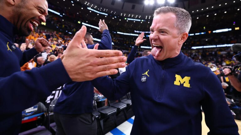 Amid Michigan’s blissful trek to Final Four, Wolverines AD focuses on keeping Dusty May amid UNC chatter