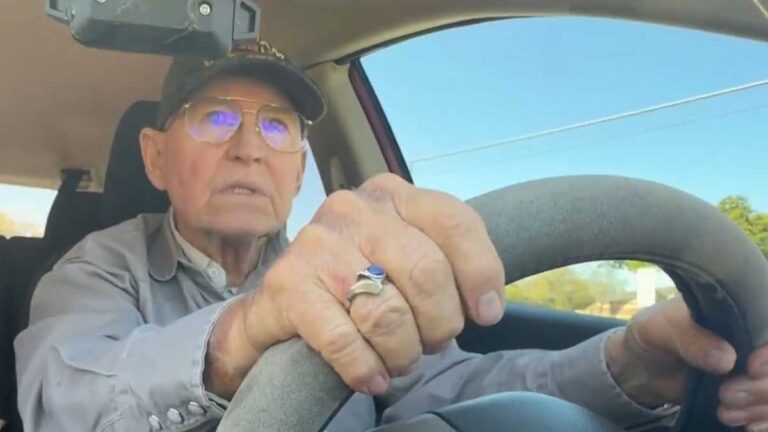 Doorbell video sparks support for elderly veteran delivering food late at night