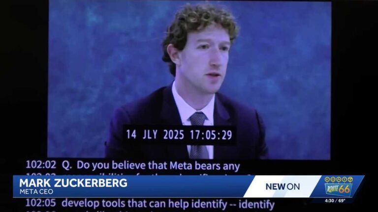 Zuckerberg deposition played as New Mexico case against Meta moves forward