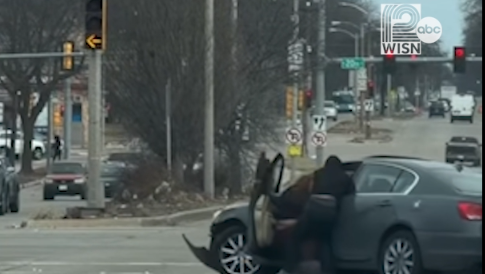 Stolen car victim confronts thief in middle of street, police say