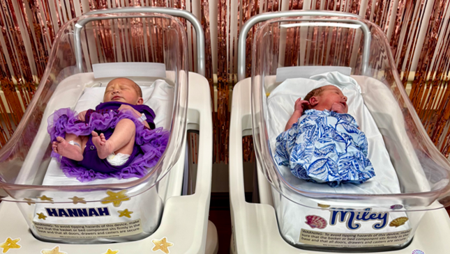 Hospital celebrates ‘Hannah Montana’ anniversary with 2 newborns