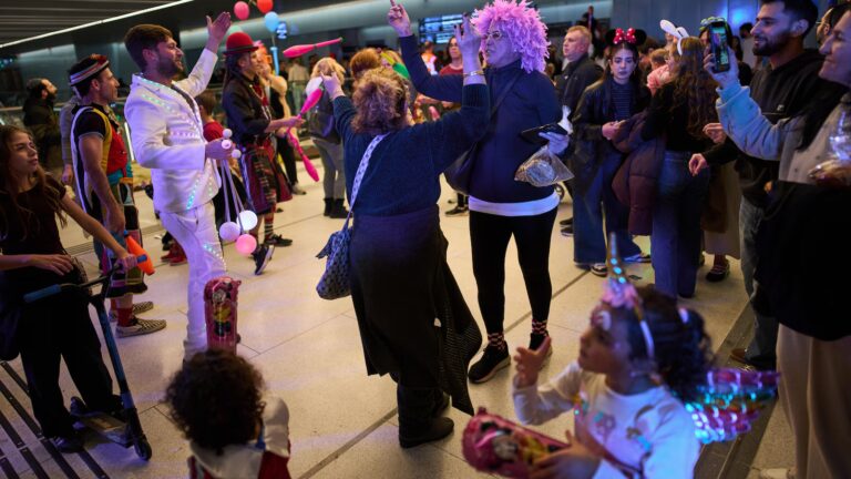 Purim parties shift to bomb shelters as Israelis celebrate under Iran war threat