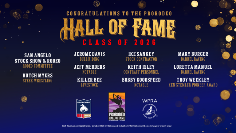 Jeff Medders, Butch Myers, Jerome Davis headline 2026 ProRodeo Hall of Fame class