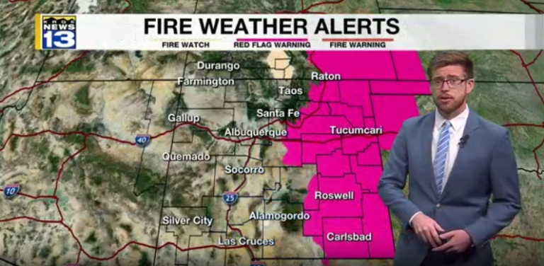 Gusty winds, increased risk for fire danger Thursday and Friday