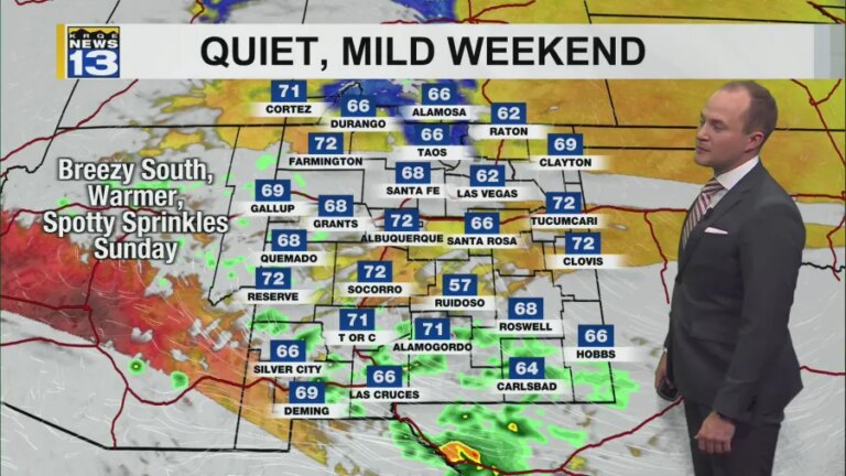 Freeze Saturday morning, then quiet weather for Easter weekend