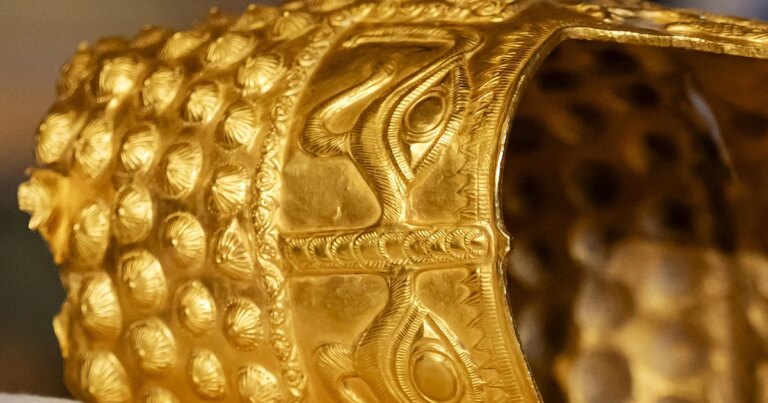2,500-year-old golden helmet recovered over a year after it was stolen from Dutch museum